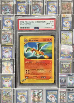 2002 Pokemon Expedition #40 Charizard PSA 10 GEM MINT - Image 1