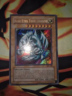 Blue Eyes Toon Dragon MRL-000 Secret Rare Unlimited Edition Yugioh NM - Image 2