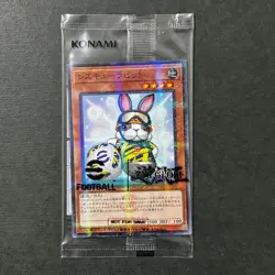 S4613 YU-GI-OH x Neymar Jr Rescue Rabbit Promo Japanese SEALED EFC1-JP001 A12 - Image 1