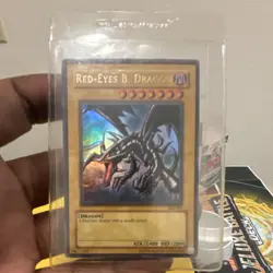 Konami Yu-Gi-Oh! Red-Eyes B. Dragon Ultra Rare Foil SDJ-001 1st Ed Eng - Image 1