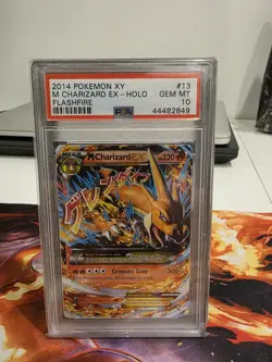 M Charizard EX #13 Pokemon XY Flashfire PSA 10 GEM MT Rare 2014 - Image 1
