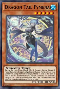 Dracotail Faimena Yu-Gi-Oh! JUSH-EN002 1st Ultra Rare - Image 1