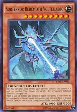 Subterror Behemoth Voltelluric - RATE-EN084 - Rare - Unlimited Edition Near Mint - Image 1