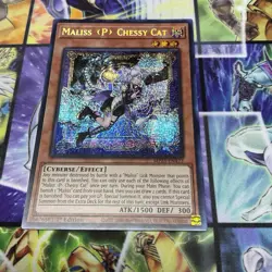 Maliss P Chessy Cat mp25-en123 1st Edition (NEW) Prismatic-Secret Rare Yu-Gi-Oh! - Image 1