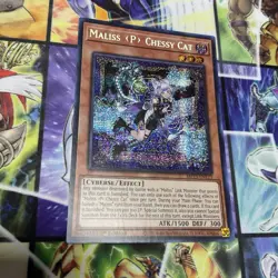 Maliss P Chessy Cat mp25-en123 1st Edition (NEW) Prismatic-Secret Rare Yu-Gi-Oh! - Image 3
