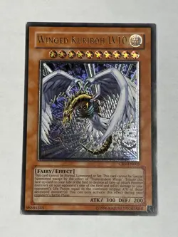 YUGIOH EURO Winged Kuriboh LV10 CRV-EN005 Ultimate Rare LP - Image 1