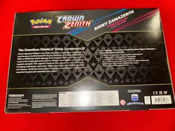 Pokemon TCG Crown Zenith Premium Figure Collection Box 11 Packs Shiny Zamazenta - Image 2