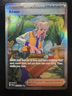 Pokemon Arven 249/198 SV01 Scarlet & Violet Illustration Rare Full Art Holo - Image 1