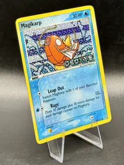 Magikarp 64/107 Stamped Pokemon EX Deoxys 2005 Vintage Reverse Holo LP/NM - Image 1
