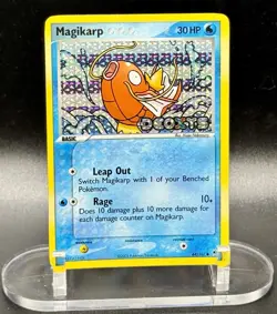 Magikarp 64/107 Stamped Pokemon EX Deoxys 2005 Vintage Reverse Holo LP/NM - Image 2