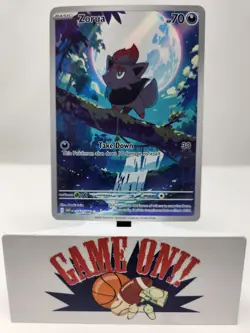 Pokemon Zorua 142/086 White Flare Illustration Rare Full Art sc - Image 1