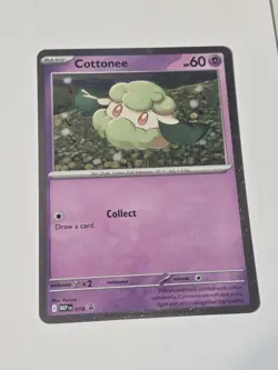 Pokemon Cottonee #018 Phantasmal Flames Black Star PROMO Rare Foil Holo NM/M - Image 1