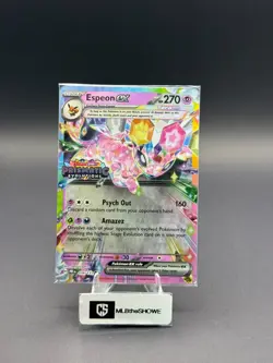 Espeon ex Pokemon Prismatic Evolutions 034/131 Double Rare Near Mint Sealed - Image 1