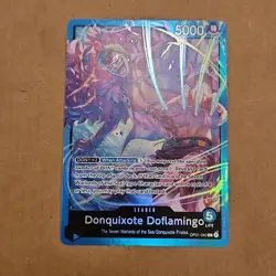 Donquixote Doflamingo OP01-060 Alt Art Leader Holo Foil One Piece TCG CCG NM - Image 1