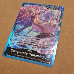 Donquixote Doflamingo OP01-060 Alt Art Leader Holo Foil One Piece TCG CCG NM - Image 3