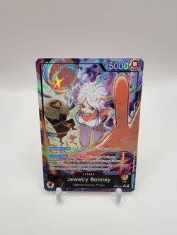 One Piece TCG OP15 -EB04 Jewelry Bonney Leader Alt Art EB04-001 NM - Image 1