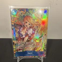 Bandai One Piece CCG Nami OP11-054 A Fist of Divine Speed SR Foil Alt 6000 - Image 2
