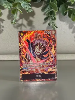 One Piece Koby EB04-044 Alt Parallel Foil English OP15 SR Alternate Art - Image 1