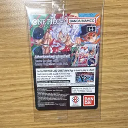 Bandai One Piece Card Game Monkey.D.Luffy Basketball Promo Holo US Voyage - Image 2