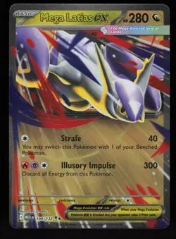 2025 Pokemon Mega Evolution MEGA LATIAS ex - Holo Rare Card #100/132 (4) - Image 1