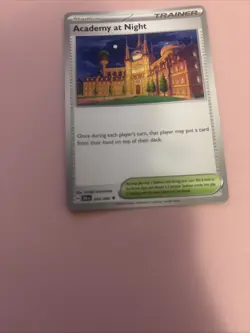 Academy at Night - 054/064 - Shrouded Fable - Pokemon Card - Image 3