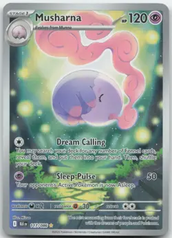 Musharna 117/086 SV: Black Bolt Pokemon Card NM - Image 1