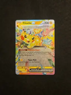 Pikachu EX 057/217 - Ascended Heroes (ASC) Pokemon Card NM - Image 1
