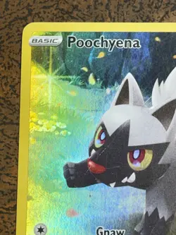 Poochyena GG33/GG70 Crown Zenith Galarian Gallery Ultra Rare Holo Pokemon Card - Image 2