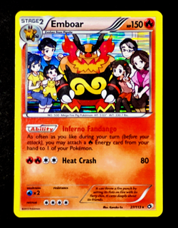 2013 Pokemon EMBOAR Legendary Treasures HOLO RARE Black & White Set Card 27/113 - Image 1