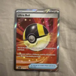 English ASCEn Ultra Ball 264/217 Full Art Ultra Rare Trainer Pokemon Card 2026 - Image 1