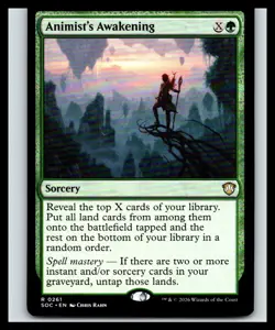 Animist's Awakening | 261 NM/M | Commander: Secrets of Strixhaven | Magic MTG - Image 1