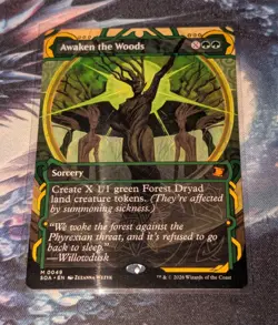M.T.G. Secrets of Strixhaven Awaken the Woods Regular Near Mint - Image 1