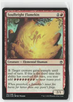 Soulbright Flamekin 151 Common Masters 25 Magic: The Gathering Foil Near Mint - Image 1