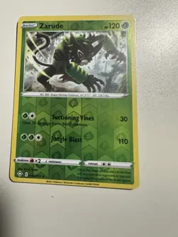 Pokemon Zarude Vivid Voltage Reverse Holo Rare Card 016/072 Basic Promo - Image 1