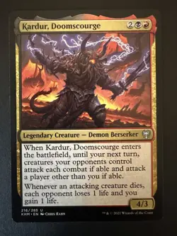 Kardur, Doomscourge MTG Kaldheim 216/285 Uncommon NM - Image 1