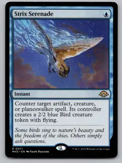 Strix Serenade 71 Rare Modern Horizons 3 MTG Near Mint - Image 1