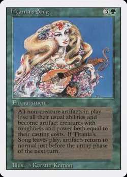 Titania's Song [Revised Edition] Magic MTG - Image 1