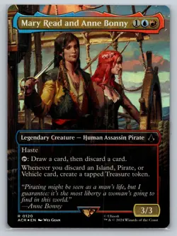 Mary Read and Anne Bonny (Borderless) Universes Beyond: Assassin's Creed Foil - Image 1