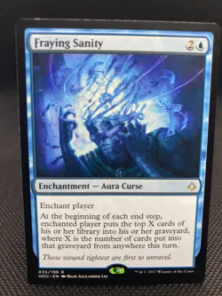 MTG Fraying Sanity - Hour of Devastation NM/Reg English - Image 1