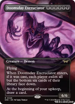 Doomsday Excruciator (Borderless) [DSK - 346] - NM TCG MTG - Image 1
