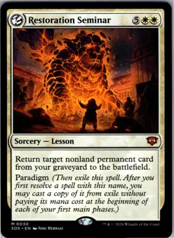 Restoration Seminar 30 Mythic Secrets of Strixhaven Magic: The Gathering NM - Image 1