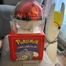 Pokemon Poliwhirl 23k Gold Plated Trading Card & Pokeball Burger King Sealed Tr - Image 2