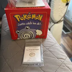 Pokemon Poliwhirl 23k Gold Plated Trading Card & Pokeball Burger King Sealed Tr - Image 3