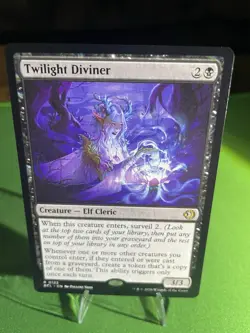 MTG - Twilight Diviner - Regular Rare #122 - Lorwyn Eclipsed NM - Image 3