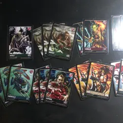 COMMAND ZONE 23 Count Token Lot (Zombie,Knight,Cat) Tokens Mtg Tcg - Image 1
