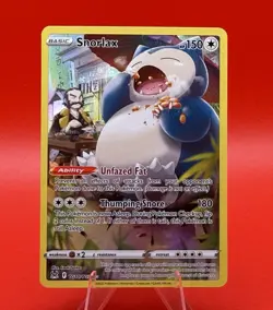 Pokemon Snorlax TG10/TG30 Lost Origin Ultra Rare Holo 150 HP Thumping Snore - Image 1