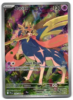 Zacian 100/094 - 🌊 Phantasmal Flames Illustration Rare Pokemon TCG 🖤 - NM - Image 1