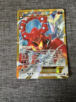 Volcanion EX 115/114 Steam Siege Pokemon TCG Secret Rare - Image 1