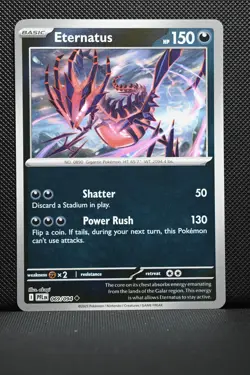 Eternatus 069/094 Uncommon Phantasmal Flames Pokemon Reverse Holo NM - Image 1