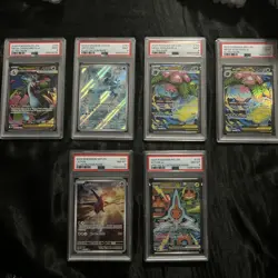 Pokemon TCG PSA Slab Lot of 6 Mint 9 and Near Mint 8 SIR Ultra Rare Full art - Image 1